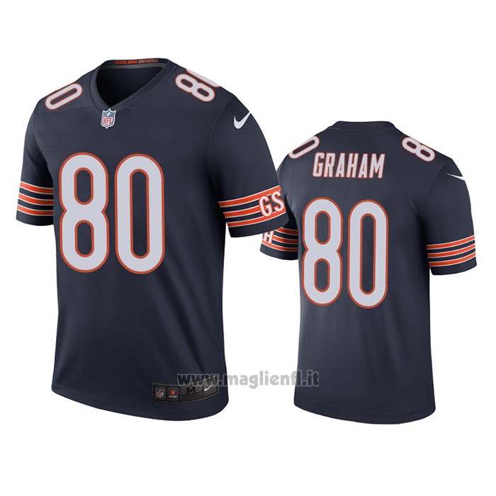 Maglia NFL Legend Chicago Bears Jimmy Graham Blu Color Rush